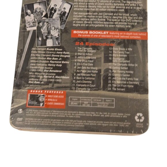 The Beverly Hillbillies Collectors Edition 4 DVD Set In Tin Case NOS Sealed 2008 - Picture 8 of 10